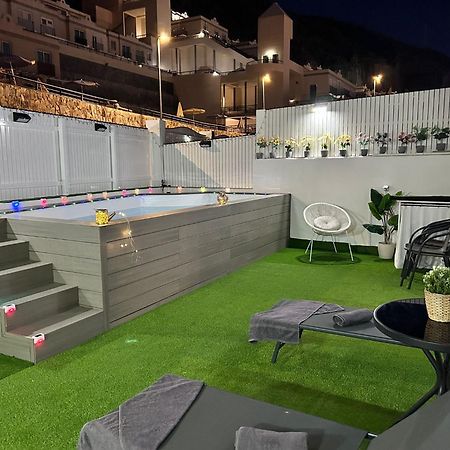 Big Villa Puerto Rico Streetfront With Private Saltwater Jacuzzi Pool, Bbq, Kitchen & 3 Terraces Near Shopping Center Puerto Rico (Gran Canaria) Kültér fotó